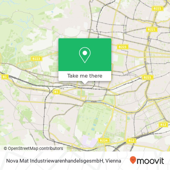 Nova Mat IndustriewarenhandelsgesmbH map