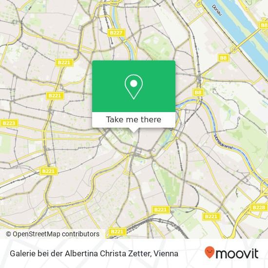 Galerie bei der Albertina Christa Zetter map