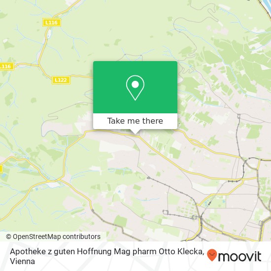 Apotheke z guten Hoffnung Mag pharm Otto Klecka map