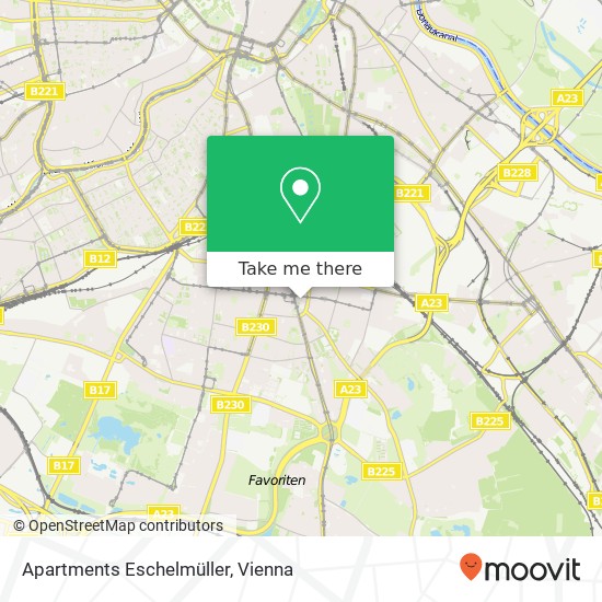 Apartments Eschelmüller map