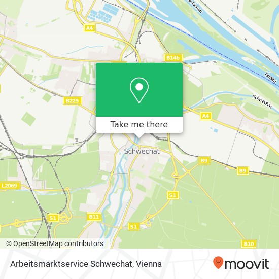 Arbeitsmarktservice Schwechat map