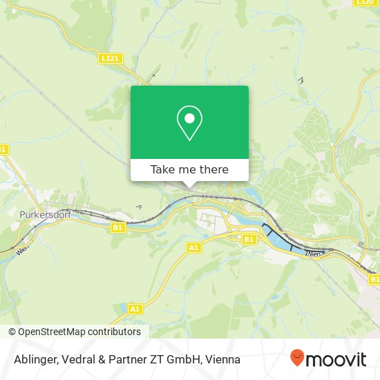 Ablinger, Vedral & Partner ZT GmbH map