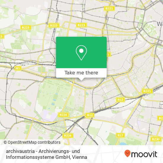 archivaustria - Archivierungs- und Informationssysteme GmbH map