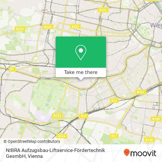 NIBRA Aufzugsbau-Liftservice-Fördertechnik GesmbH map