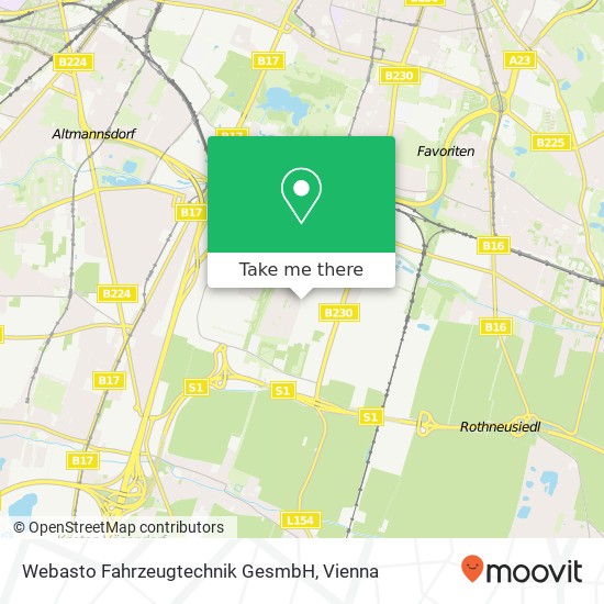 Webasto Fahrzeugtechnik GesmbH map