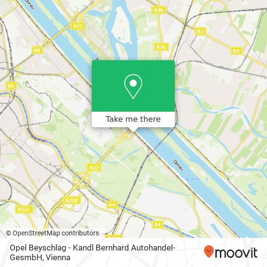 Opel Beyschlag - Kandl Bernhard Autohandel-GesmbH map