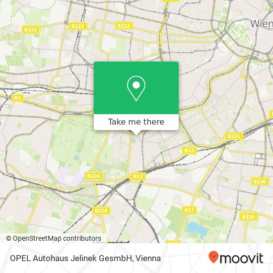 OPEL Autohaus Jelinek GesmbH map