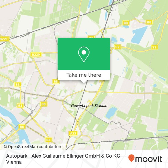 Autopark - Alex Guillaume Ellinger GmbH & Co KG map