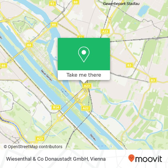 Wiesenthal & Co Donaustadt GmbH map