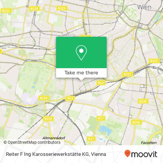Reiter F Ing Karosseriewerkstätte KG map