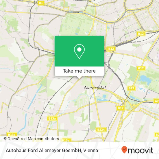 Autohaus Ford Allemeyer GesmbH map