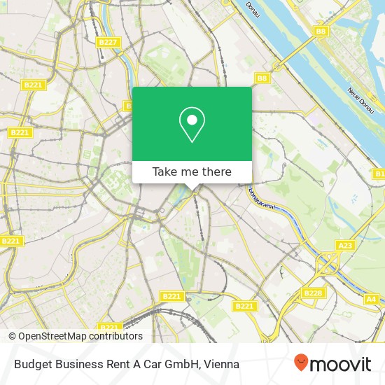 Budget Business Rent A Car GmbH map