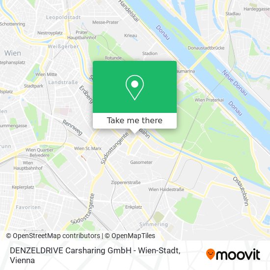 DENZELDRIVE Carsharing GmbH - Wien-Stadt map