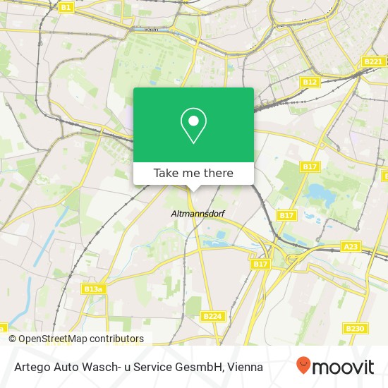Artego Auto Wasch- u Service GesmbH map