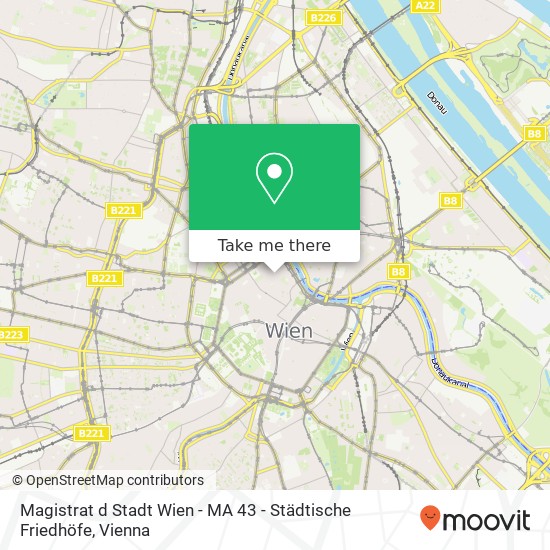 Magistrat d Stadt Wien - MA 43 - Städtische Friedhöfe map