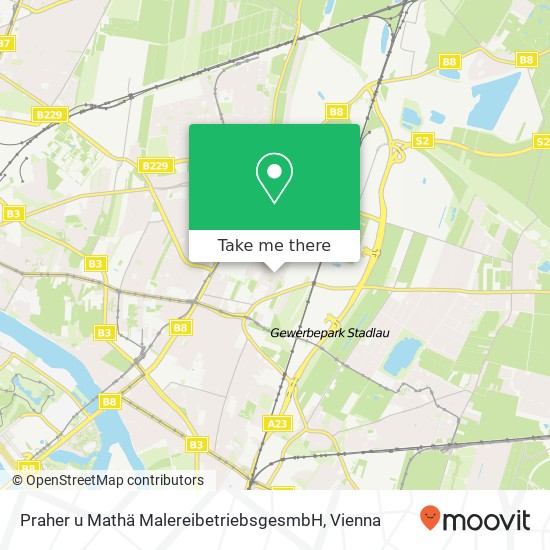 Praher u Mathä MalereibetriebsgesmbH map