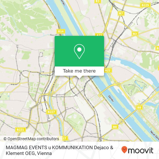 MAGMAG EVENTS u KOMMUNIKATION Dejaco & Klement OEG map