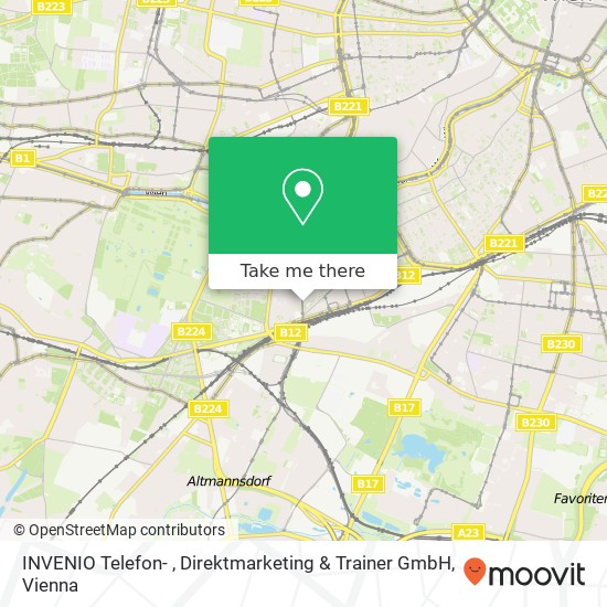 INVENIO Telefon- , Direktmarketing & Trainer GmbH map