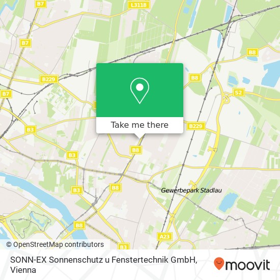 SONN-EX Sonnenschutz u Fenstertechnik GmbH map