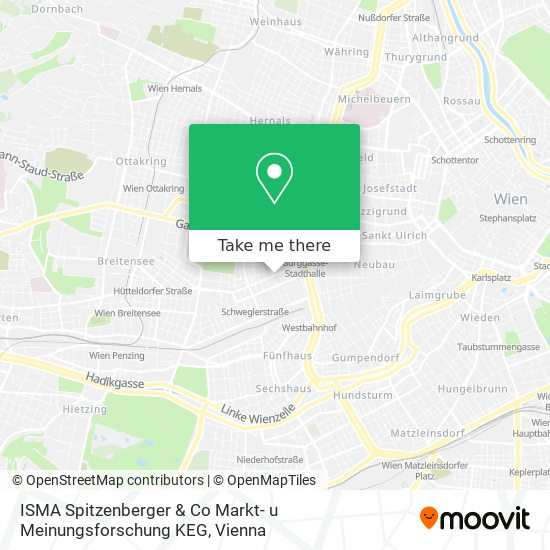 ISMA Spitzenberger & Co Markt- u Meinungsforschung KEG map