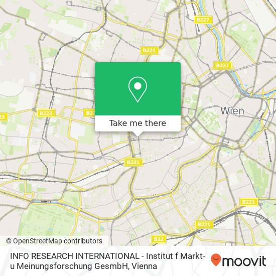 INFO RESEARCH INTERNATIONAL - Institut f Markt- u Meinungsforschung GesmbH map