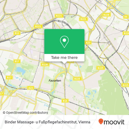 Binder Massage- u Fußpflegefachinstitut map