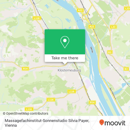 Massagefachinstitut-Sonnenstudio Silvia Payer map