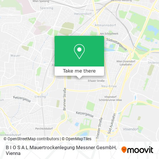 B I O S A L Mauertrockenlegung Messner GesmbH map