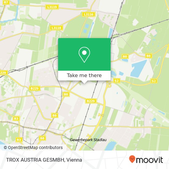 TROX AUSTRIA GESMBH map