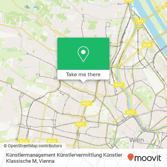 Künstlermanagement Künstlervermittlung Künstler Klassische M map