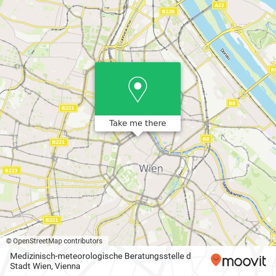 Medizinisch-meteorologische Beratungsstelle d Stadt Wien map