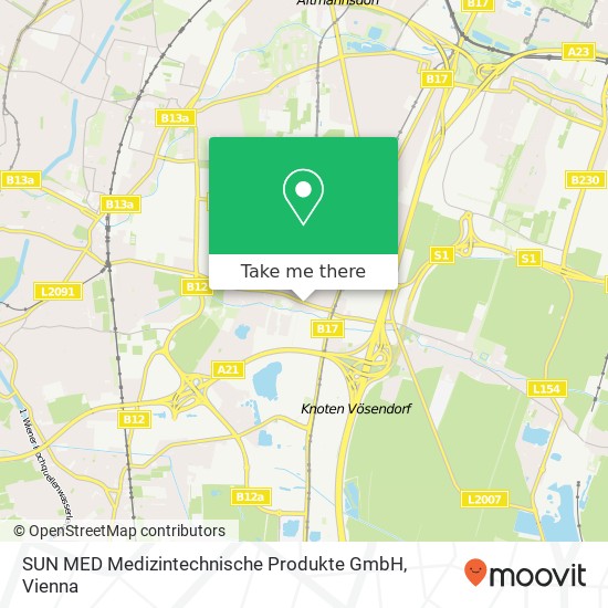 SUN MED Medizintechnische Produkte GmbH map