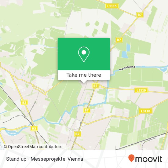 Stand up - Messeprojekte map