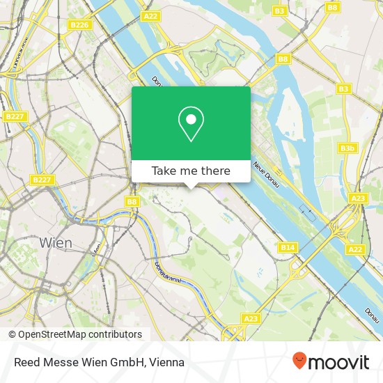 Reed Messe Wien GmbH map