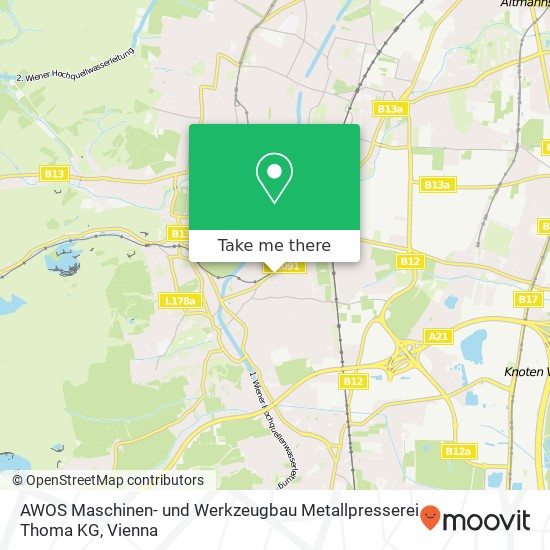 AWOS Maschinen- und Werkzeugbau Metallpresserei Thoma KG map