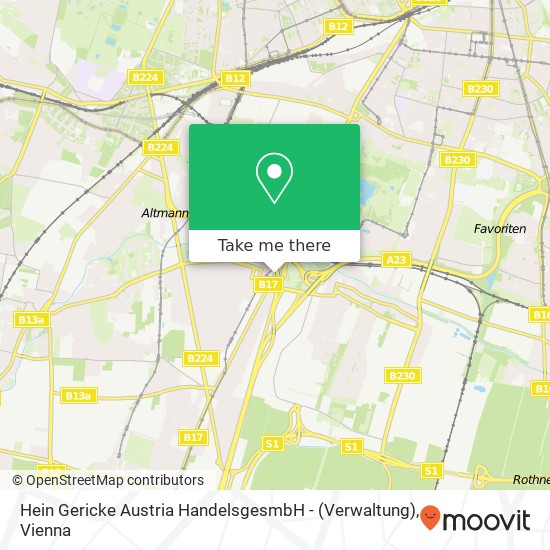 Hein Gericke Austria HandelsgesmbH - (Verwaltung) map