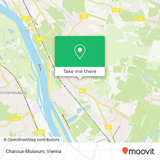 Charoux-Museum map