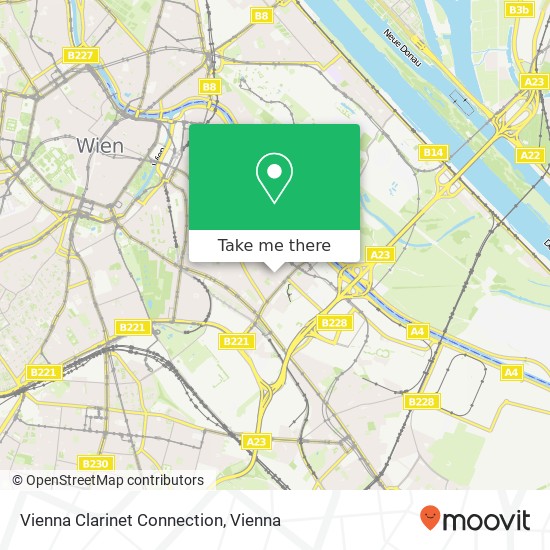 Vienna Clarinet Connection map