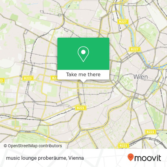 music lounge proberäume map