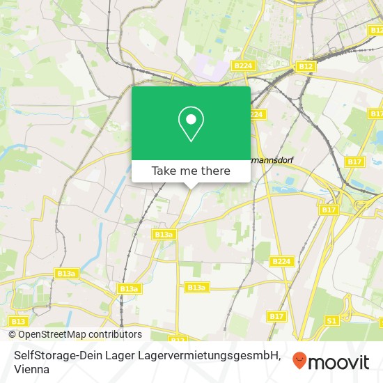 SelfStorage-Dein Lager LagervermietungsgesmbH map