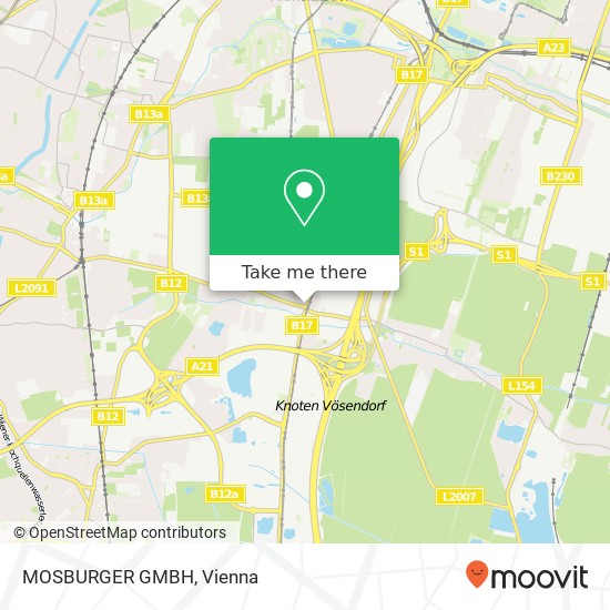 MOSBURGER GMBH map
