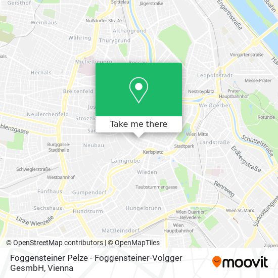 Foggensteiner Pelze - Foggensteiner-Volgger GesmbH map