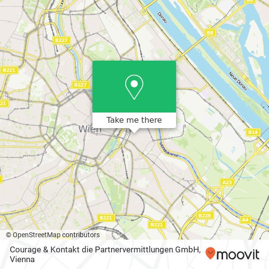 Courage & Kontakt die Partnervermittlungen GmbH map