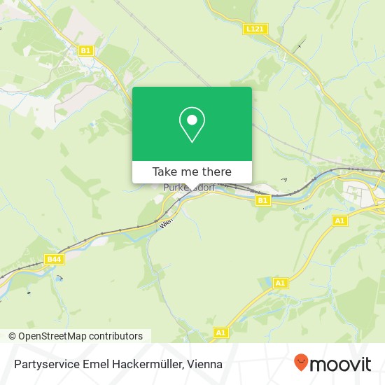 Partyservice Emel Hackermüller map