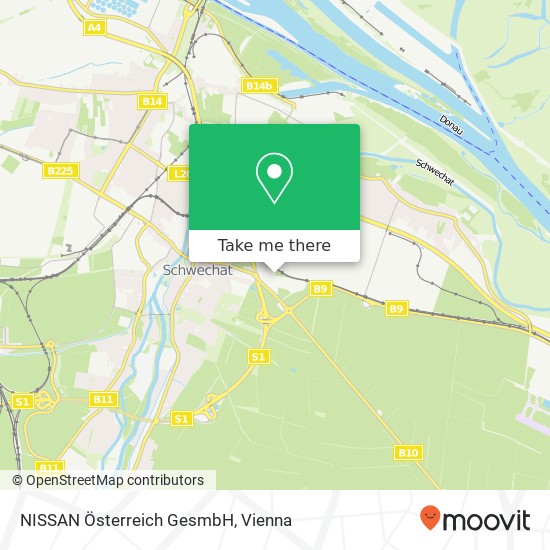 NISSAN Österreich GesmbH map