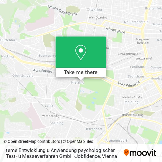 teme Entwicklung u Anwendung psychologischer Test- u Messeverfahren GmbH-Jobfidence map