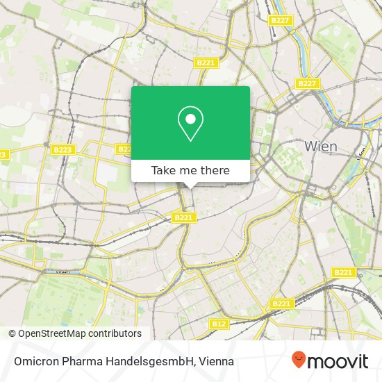 Omicron Pharma HandelsgesmbH map