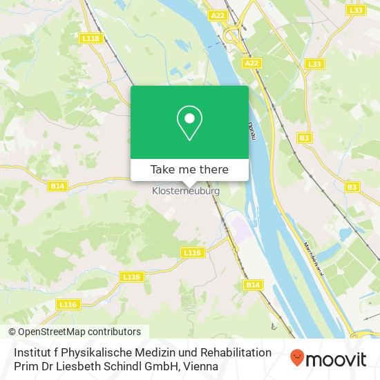 Institut f Physikalische Medizin und Rehabilitation Prim Dr Liesbeth Schindl GmbH map