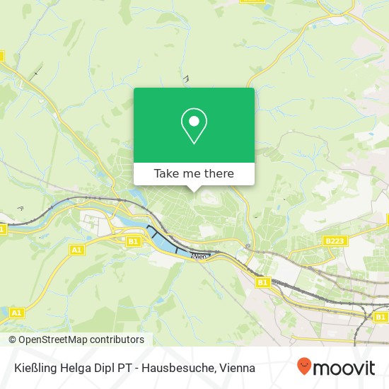 Kießling Helga Dipl PT - Hausbesuche map