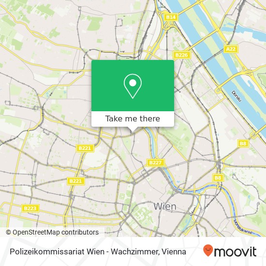 Polizeikommissariat Wien - Wachzimmer map